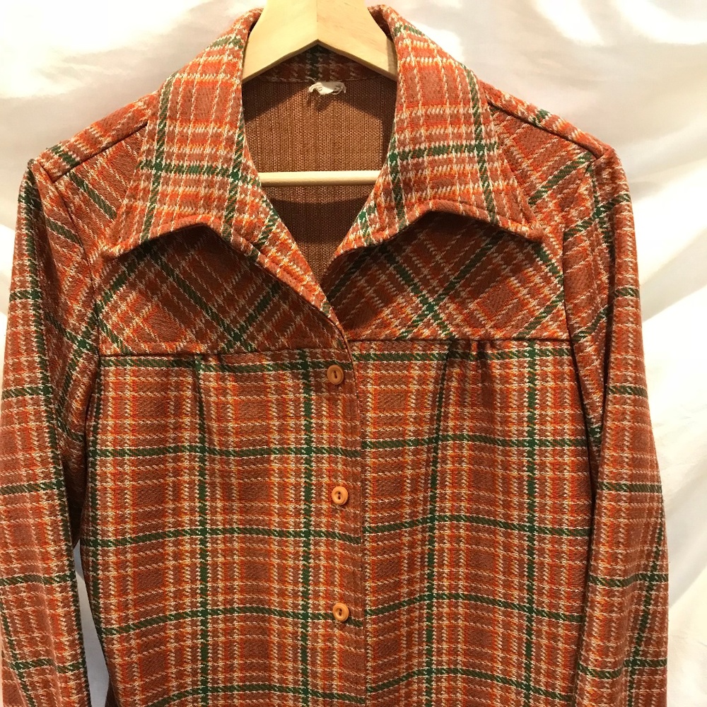 Vintage Plaid Blazer/Coat